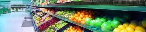 An aisle in a grocery store